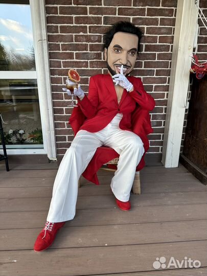 Киркоров, Михайлов, Аллегрова ростовая кукла