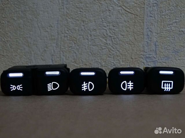 Пересвет кнопок ваз 2114