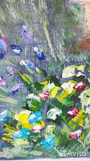 Картина маслом на холсте на подрамнике