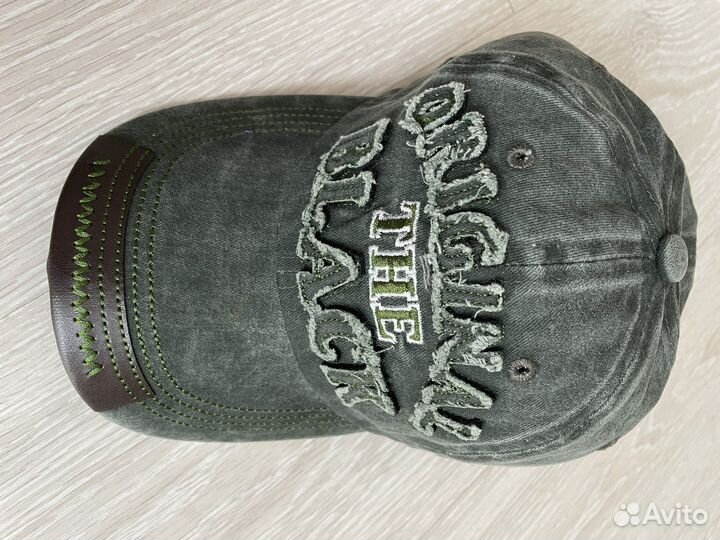 Бейсболка кепка джинсовая с надписью