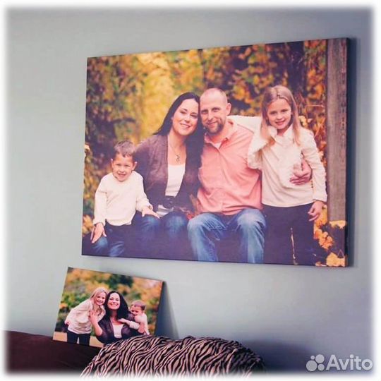 Картина с любимым фото на холсте в Рязани