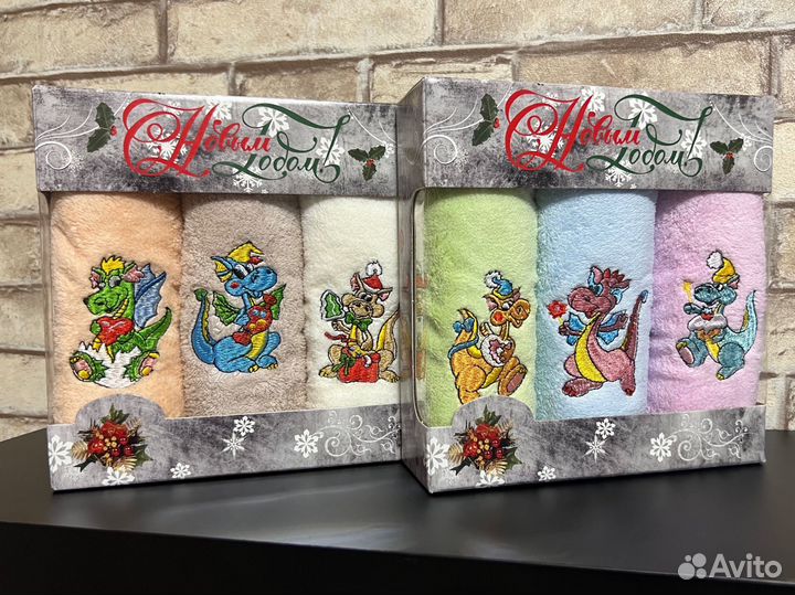 Новогодний набор кухонные полотенца год Дракона