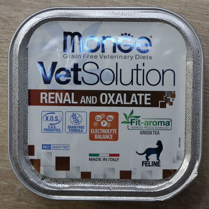 Паштет для кошек Monge VetSolution Cat Renal Oxala