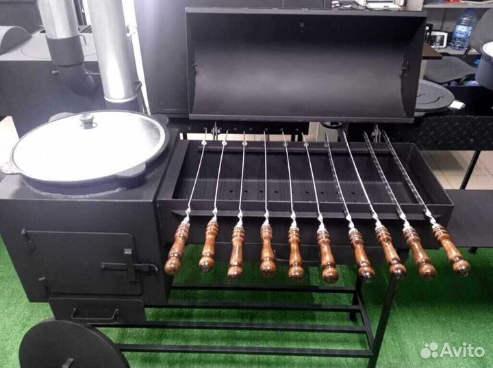 Мангал казан барбекю 4 мм mkbbq