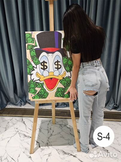 Картина Скрудж Макдак На Холсте