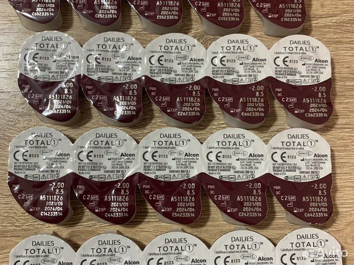 Линзы контактные однодневные alcon