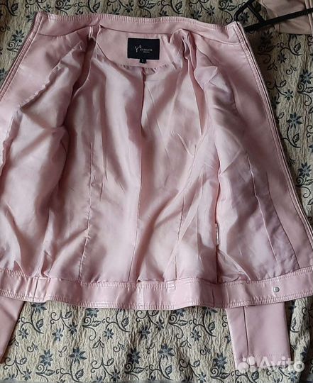 Куртка кожаная женская 42 44 новая