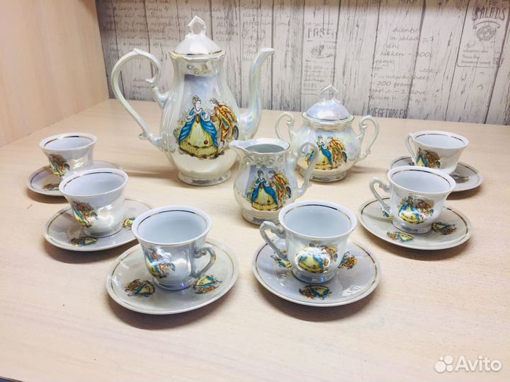 Кофейный сервиз 15 предметов