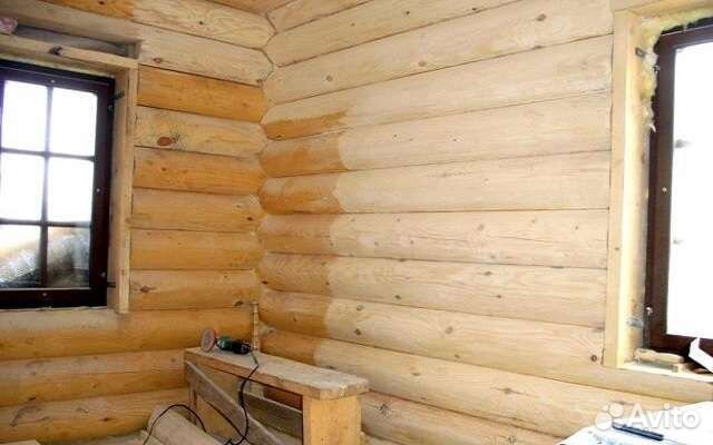 Покраска деревянного дома