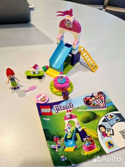 Lego friends игровая площадка для щенков 41396