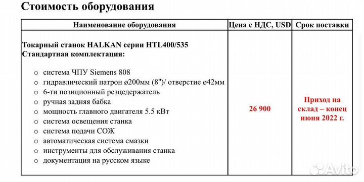 Halkan (Халкан) серии HTL400/535