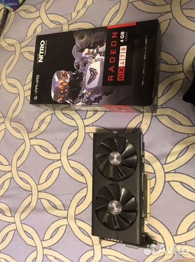 Видеокарта Sapphire nitro OC Radeon rx470 4gb