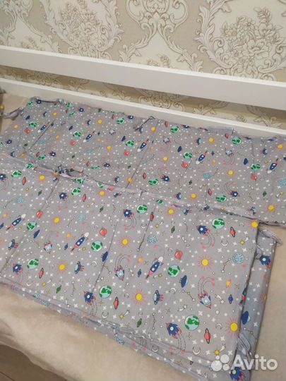 Бортики в детскую кроватку