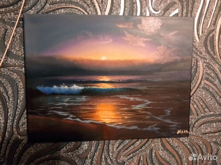 Картина маслом на холсте. Продана