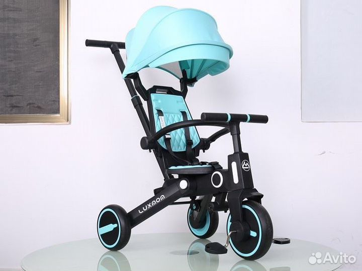 Детский трехколесный велосипед складной Luxmom 368