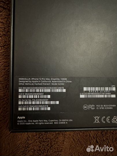 iPhone 12 pro max 128 gb