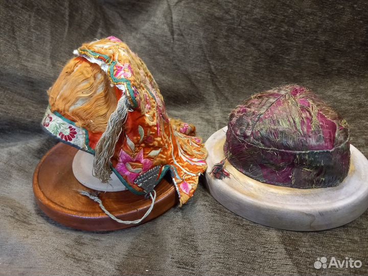 Старинные китайские головные уборы.Тибет. Мяо19век