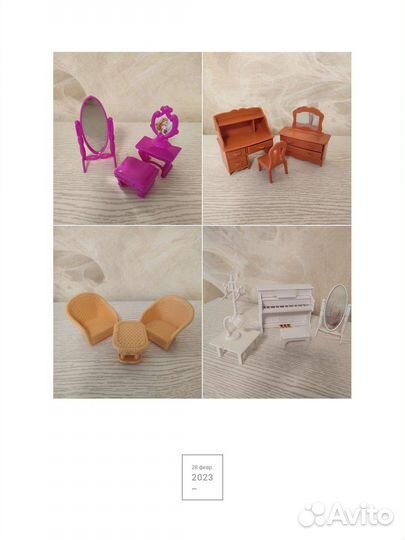Мебель для маленьких кукол