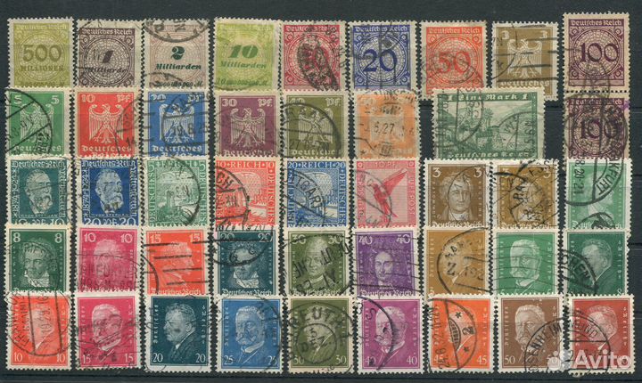 Германская империя. Веймарская республика. Марки