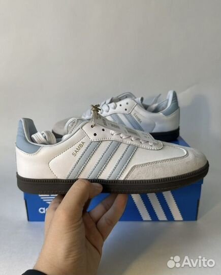 Adidas samba halo blue Оригинал