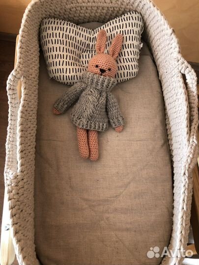 Вязаная люлька колыбель