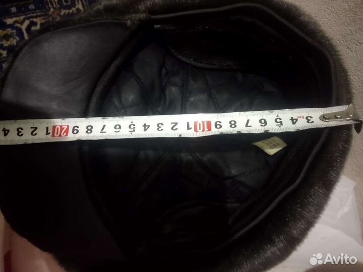 Меховая мужская кепка