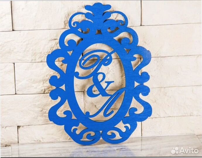 Монограмма на свадьбу (семейный герб)