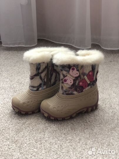 Детская зимняя обувь на размеры 23-26