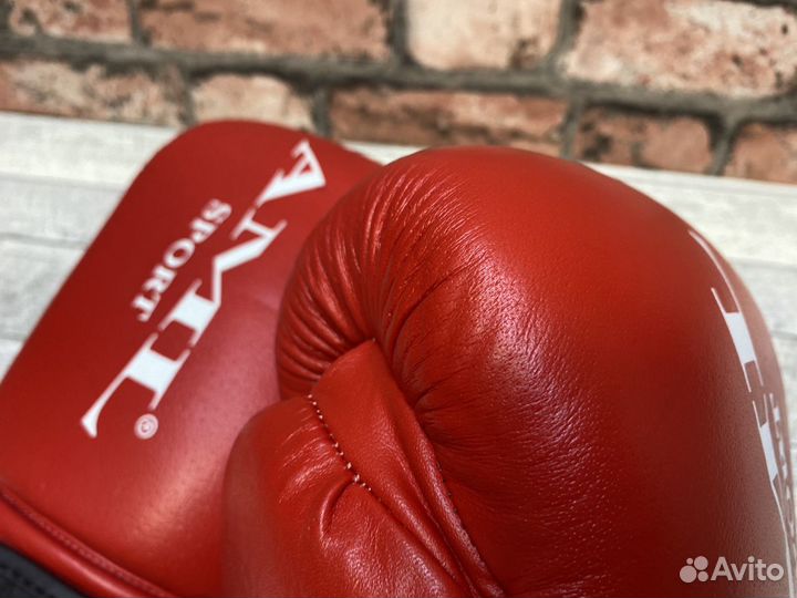 Перчатки боксерские AML кожаные