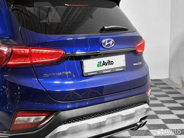 Hyundai Santa Fe 2.2 AT, 2019, 84 573 км