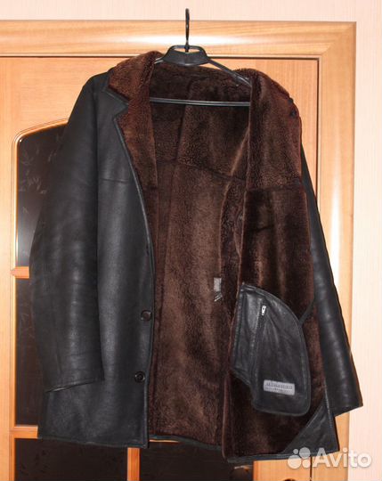 Модная мужская дубленка