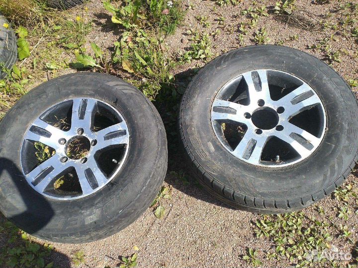 Продам резину с литыми дисками 245/70 R16 4 колеса