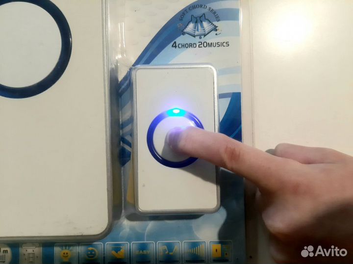 Беспроводной, цифровой влагозащищённый звонок