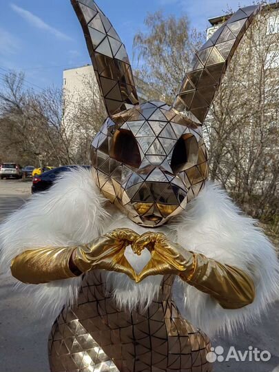 Зеркальный заяц-Ростовая кукла