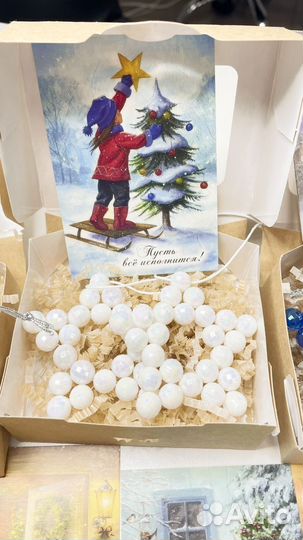 Елочные игрушки из бусин