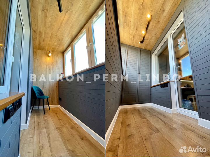 Отделка балконов и лоджий. Установка окон