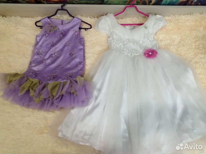 Платье нарядное для девочки 5-7 лет