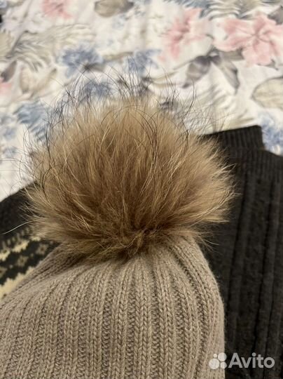 Шапка и шарф женский