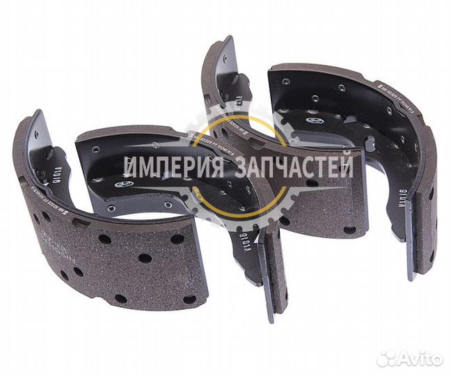 Колодки тормозные hyundai HD78,County барабанные