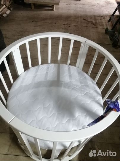 Детская кроватка круглая бу