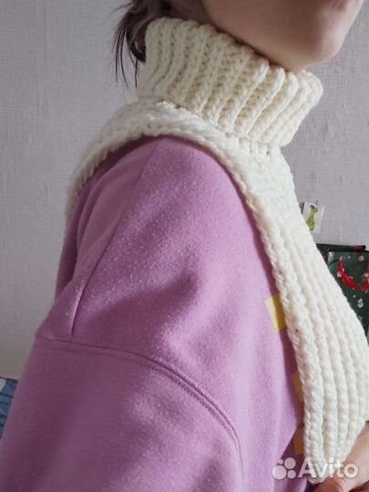 Воротник манишка шарф ручная работа