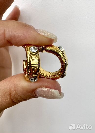 Серьги кольца