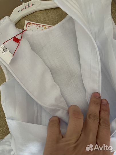 Белое нарядное платье для девочки 98-128 Новое