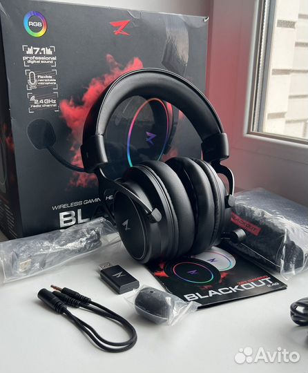 Игровые наушники Zet Gaming Blackout