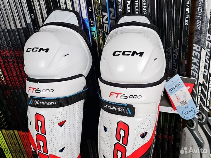 Щитки CCM jetspeed FT 6 Pro SR 14 Оригинал