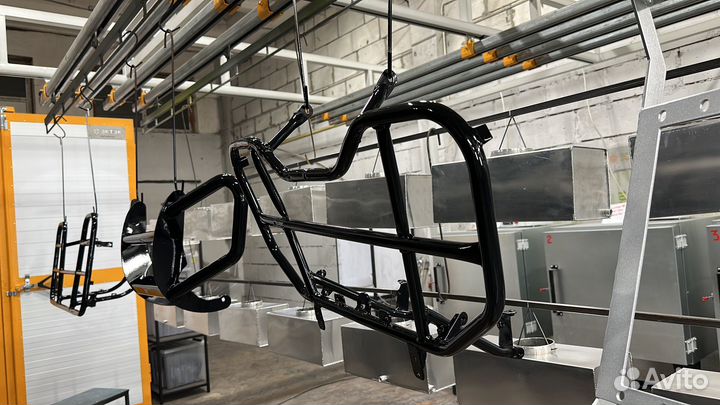 Пескоструйная обработка, порошковая окраска