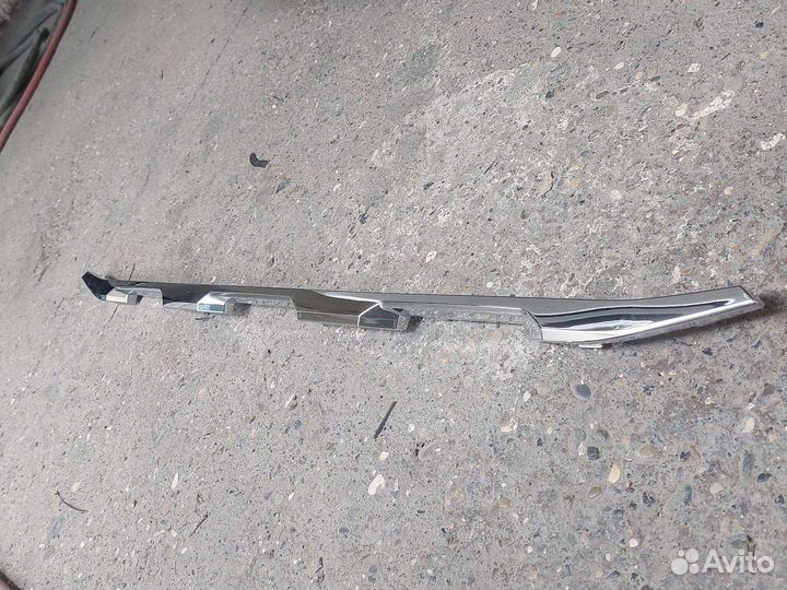 Хром накладка заднего бампера haval F7
