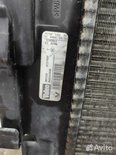 Радиатор основной Renault Scenic 2 минивен 1.4