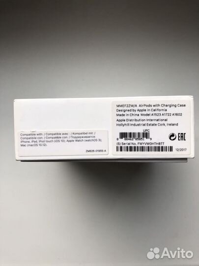 Наушники apple AirPods 1 Оригинал