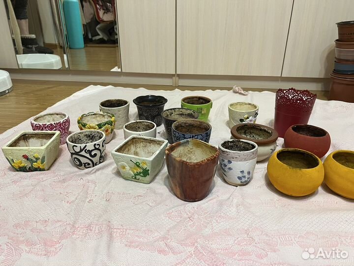 Горшок керамический для цветов комнатных растений